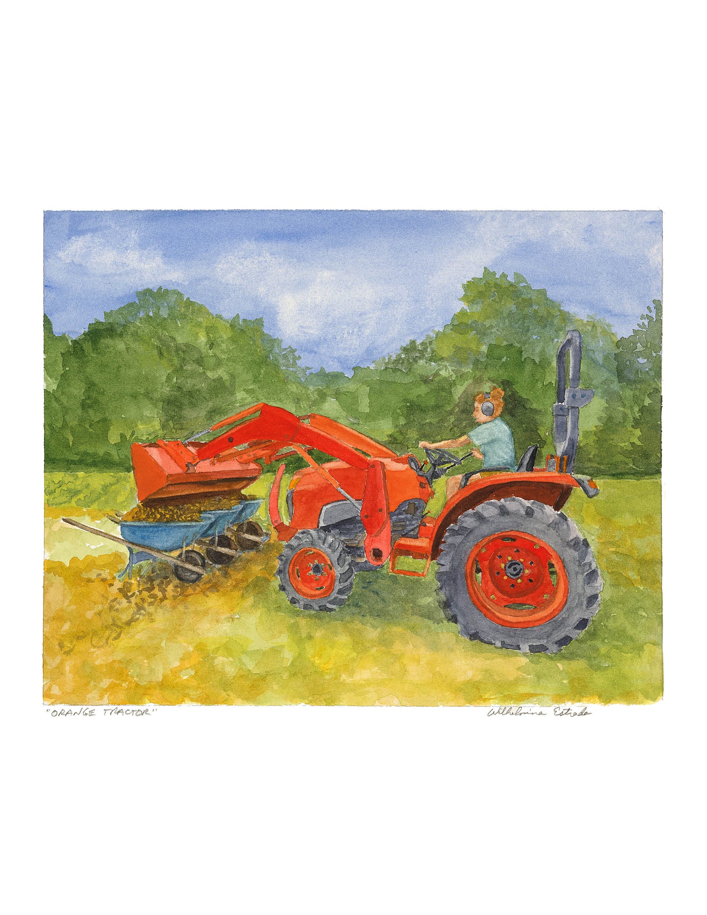 Orange Tractor