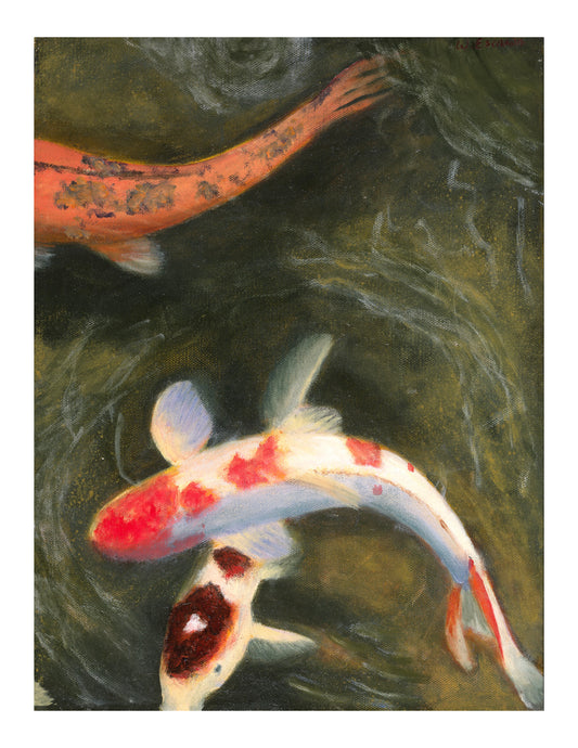 Koi diptych series #2